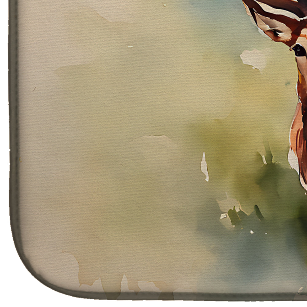 Deer Stag Dish Drying Mat
