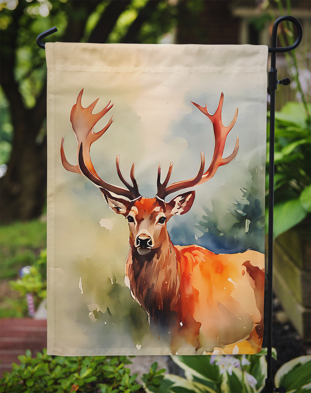 Deer Stag Garden Flag