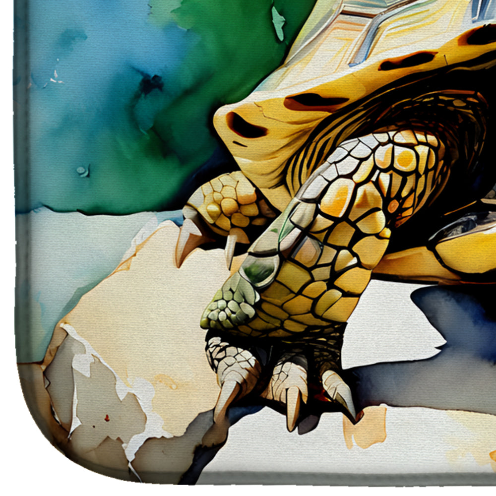 Turtles Tortoises Dish Drying Mat