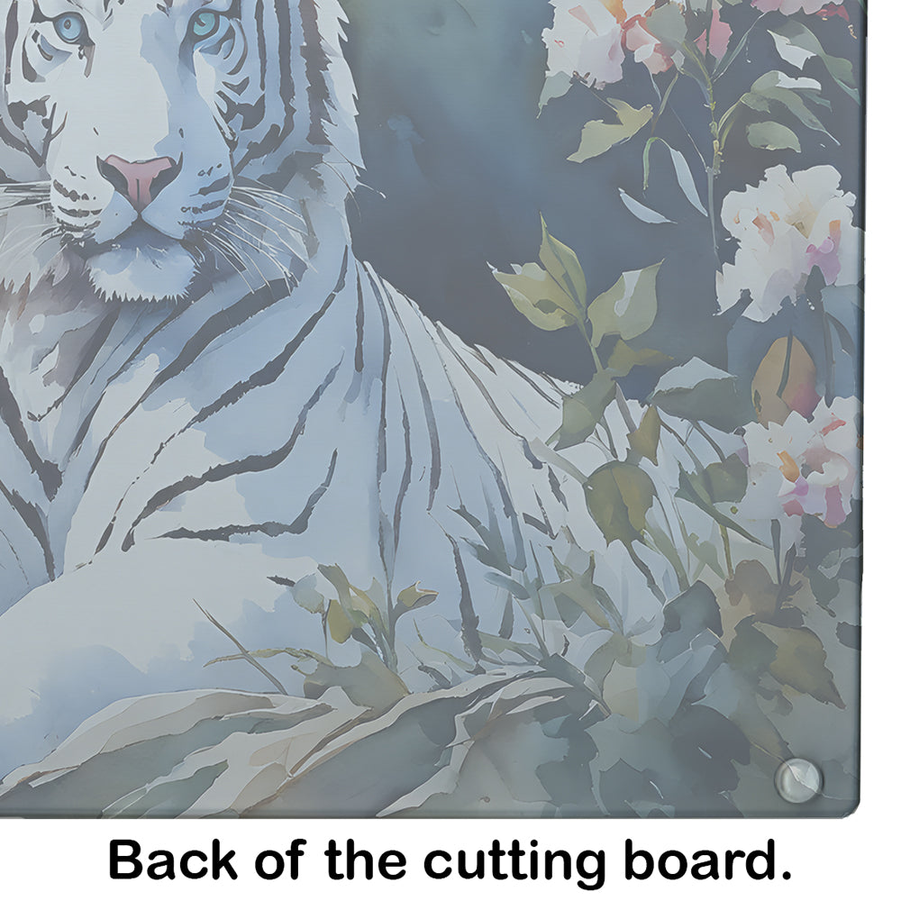 White Tiger Glass Cutting Board