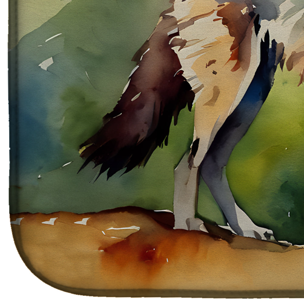 Wolves Wolf  Dish Drying Mat