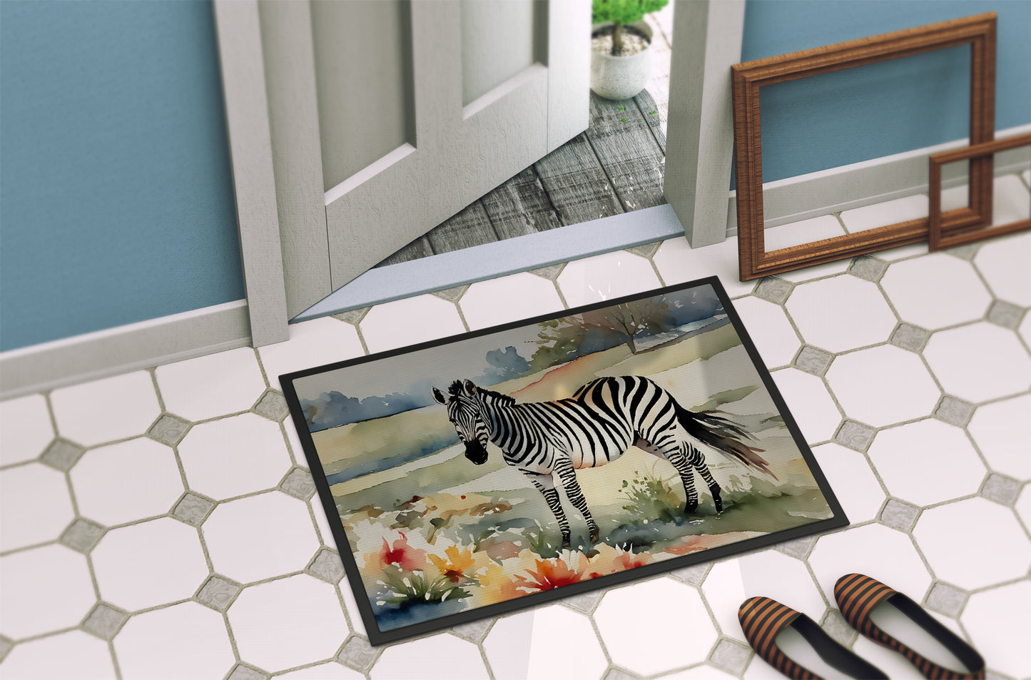 Zebra Doormat