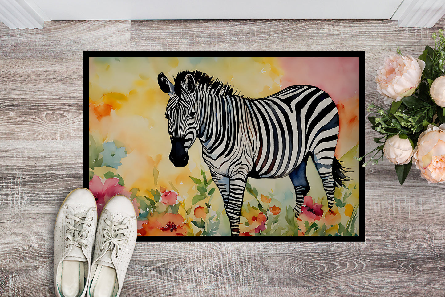 Zebra Doormat