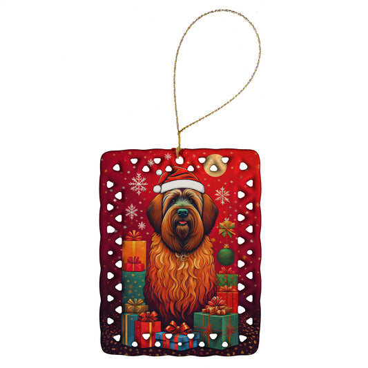 Buy this Briard Holiday Christmas Porcelain Ornament
