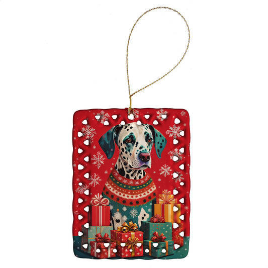 Buy this Dalmatian Holiday Christmas Porcelain Ornament