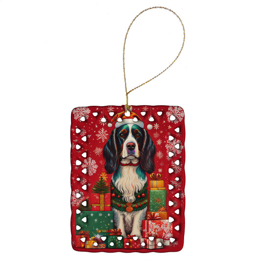 Buy this English Springer Spaniel Holiday Christmas Porcelain Ornament