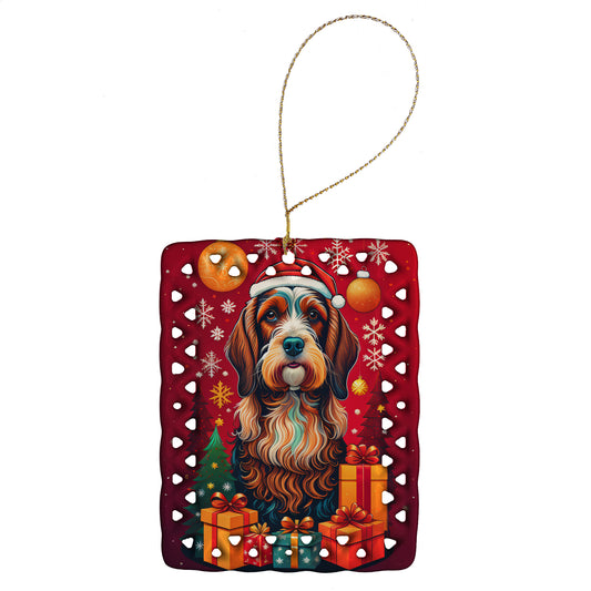 Buy this Petit Basset Griffon Vendeen Holiday Christmas Porcelain Ornament
