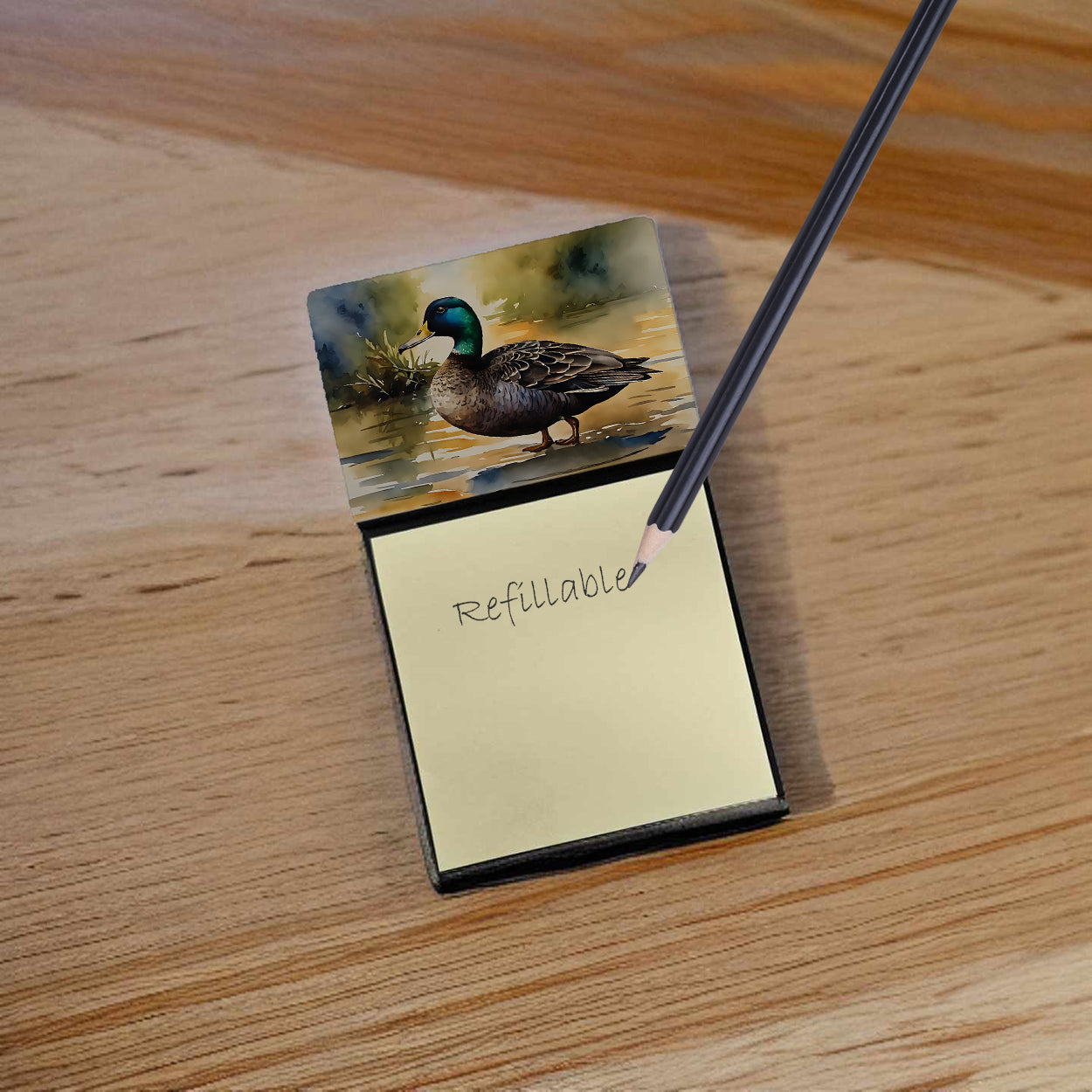 American Black Duck Sticky Note Holder