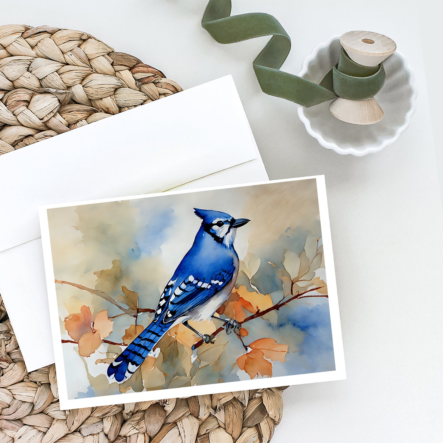 Blue Jay Greeting Cards Pack of 8