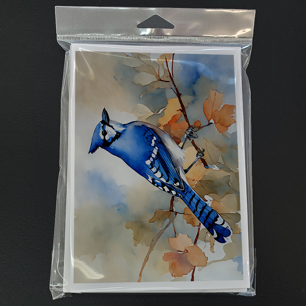 Blue Jay Greeting Cards Pack of 8