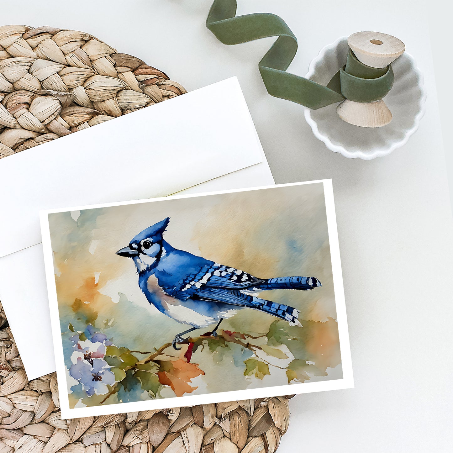 Blue Jay Greeting Cards Pack of 8