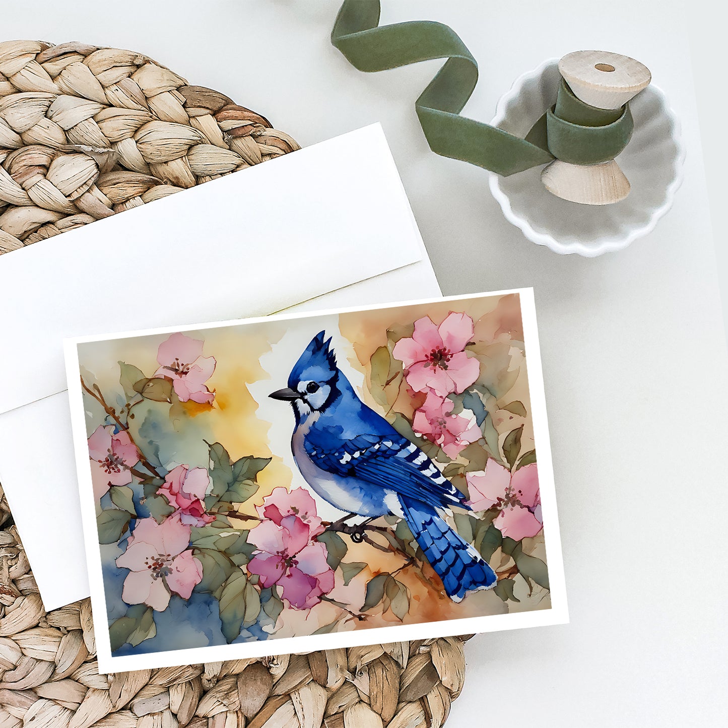 Blue Jay Greeting Cards Pack of 8