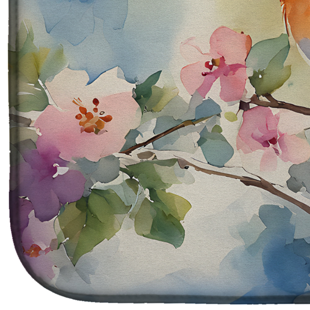 Bluebird Dish Drying Mat