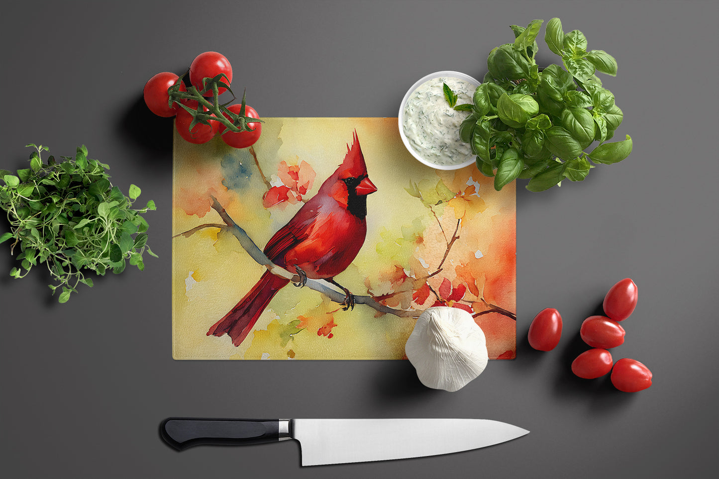 Cardinal Glass Cutting Board