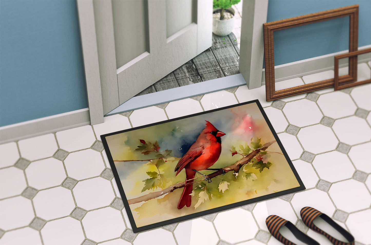 Cardinal Doormat