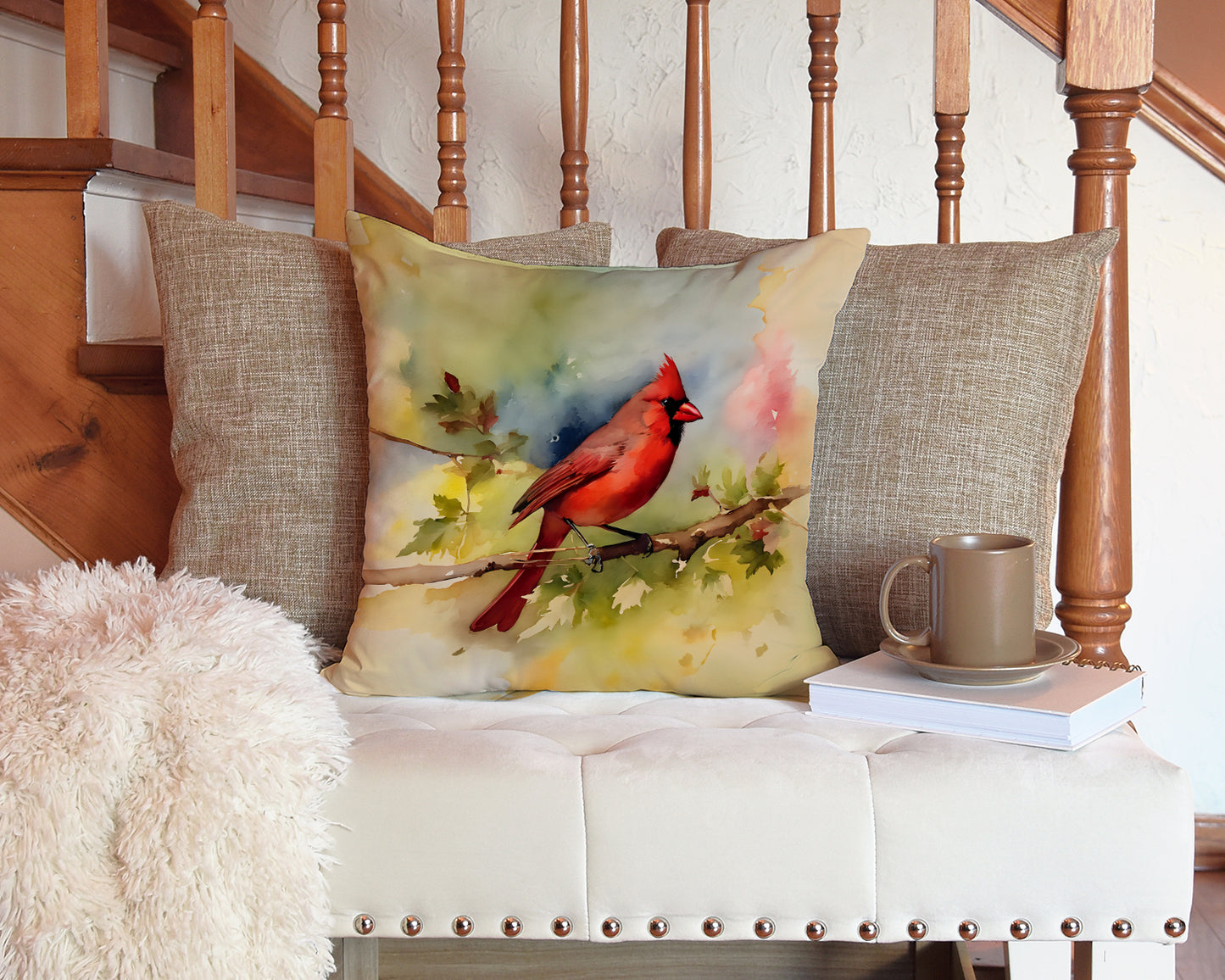 Cardinal Throw Pillow