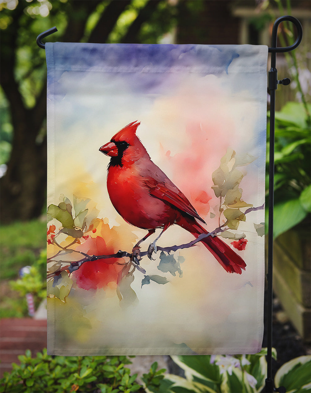 Cardinal Garden Flag