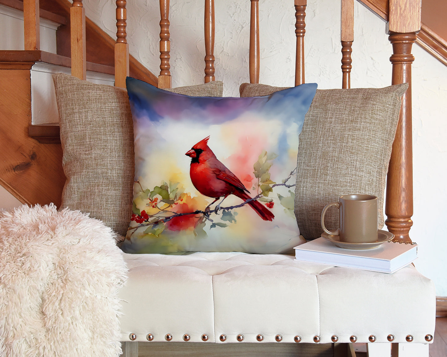 Cardinal Throw Pillow