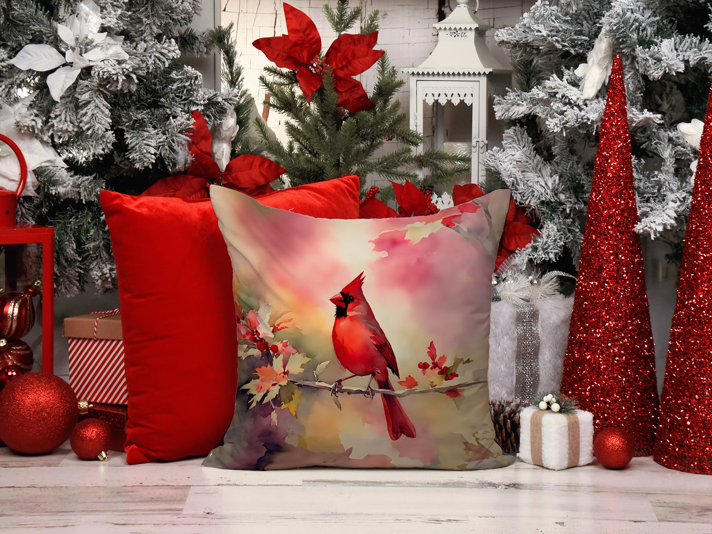 Cardinal Throw Pillow