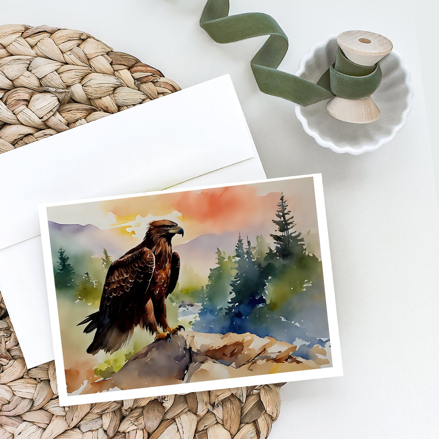 Eagle Greeting Cards Pack of 8