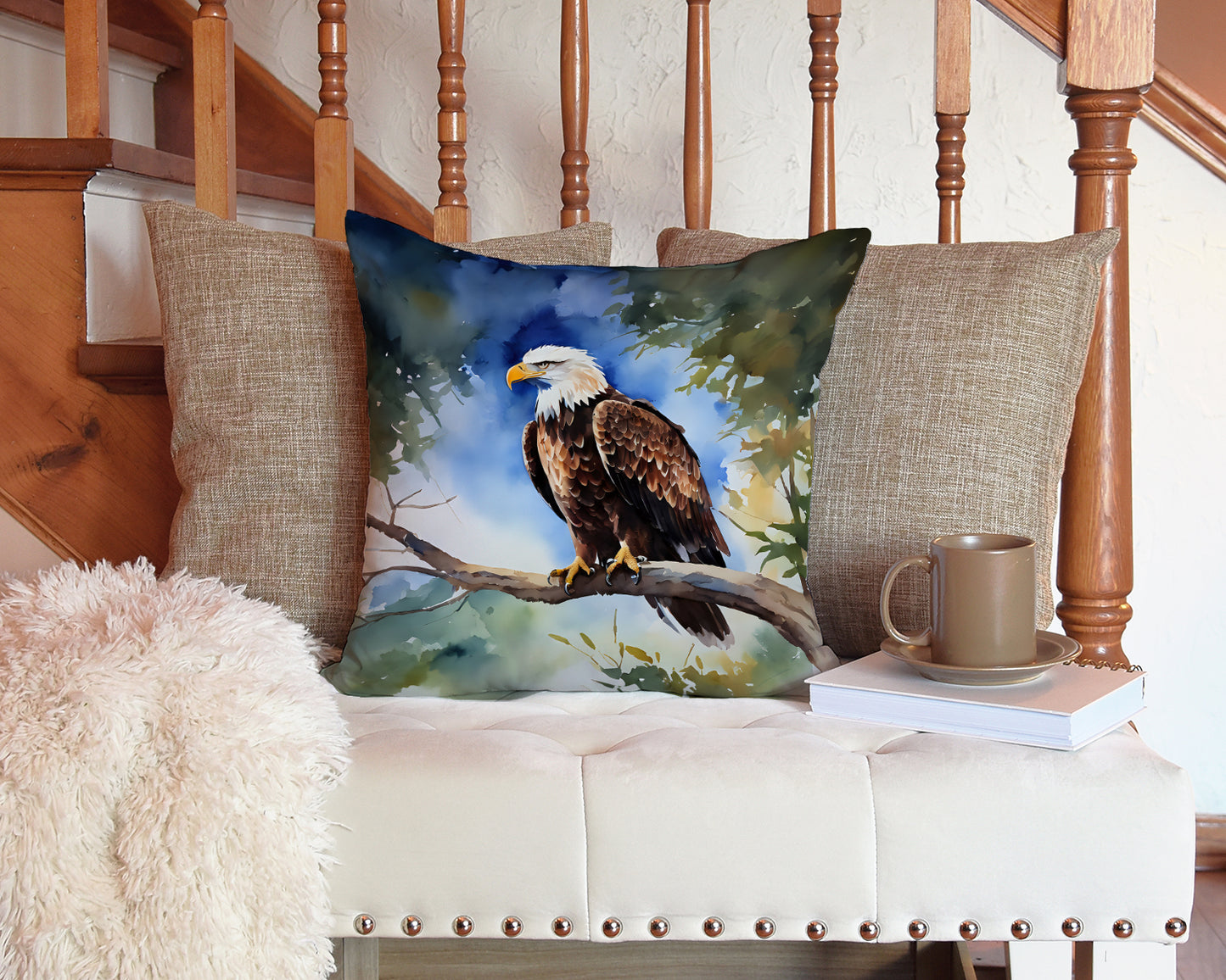 Eagle Throw Pillow