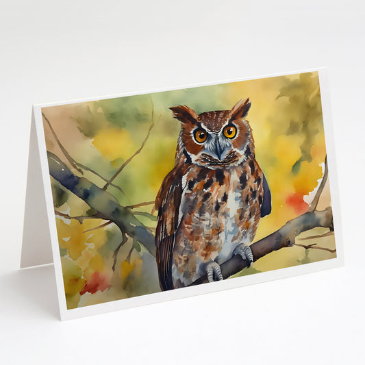 Buy this Eastern Screech Owl Greeting Cards Pack of 8