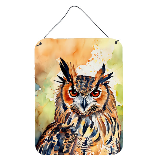 Buy this Eurasian Eagle Owl Wall or Door Hanging Prints