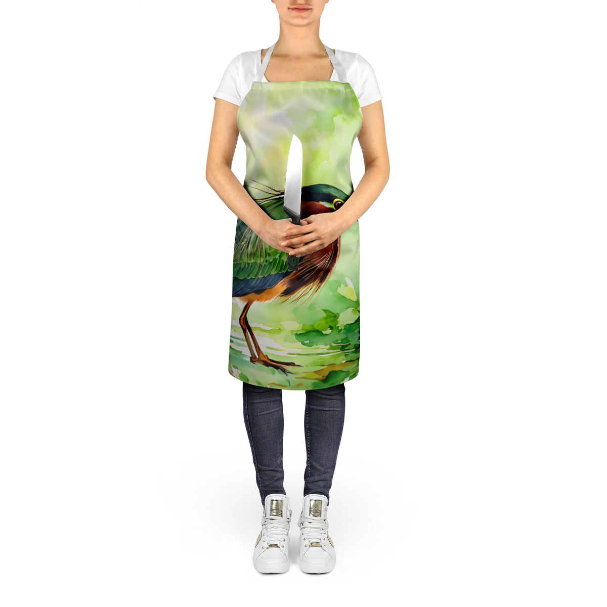 Green Heron Apron