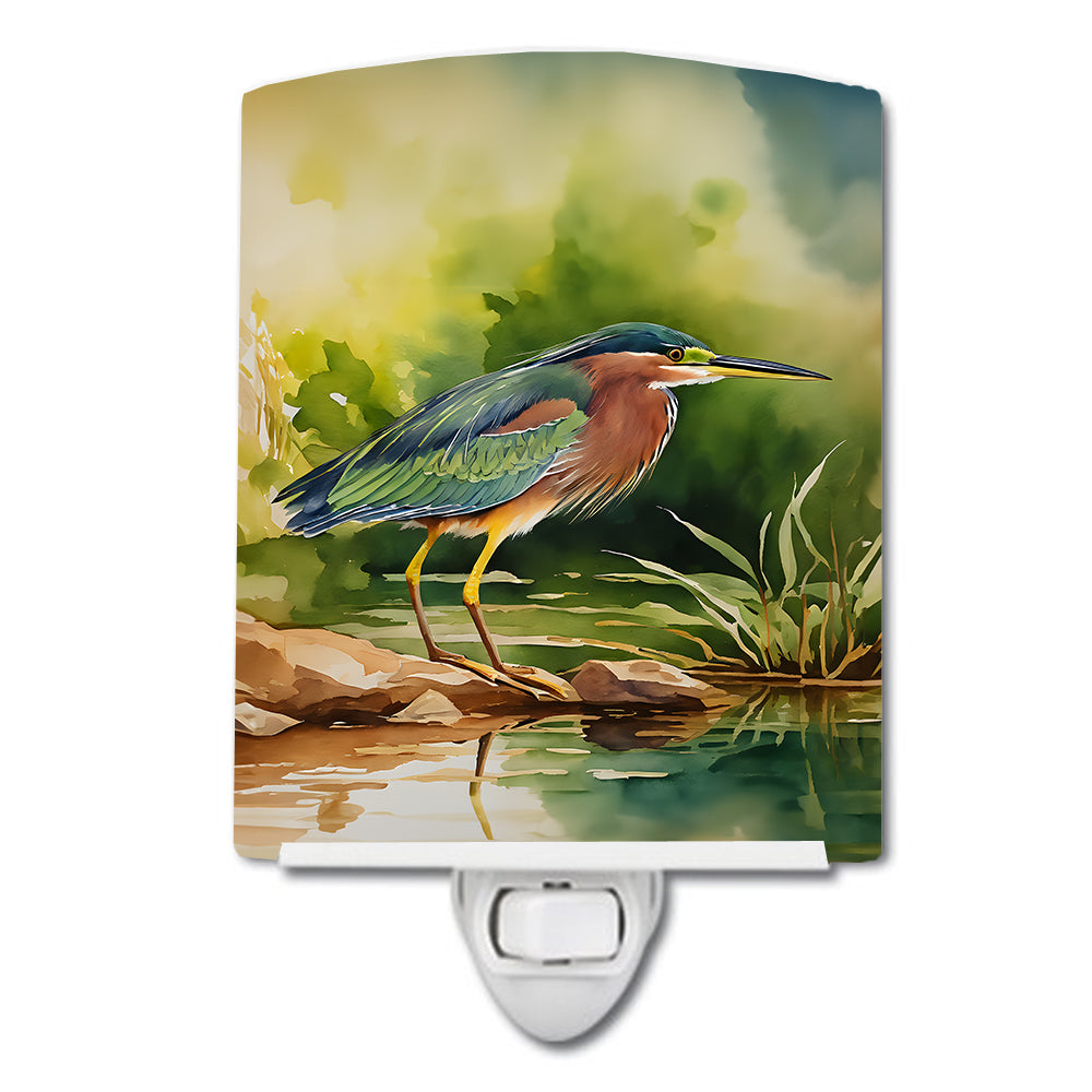 Buy this Green Heron Ceramic Night Light