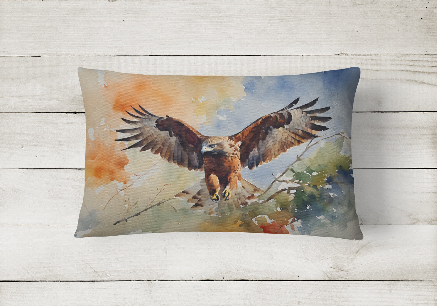 Hawk Throw Pillow