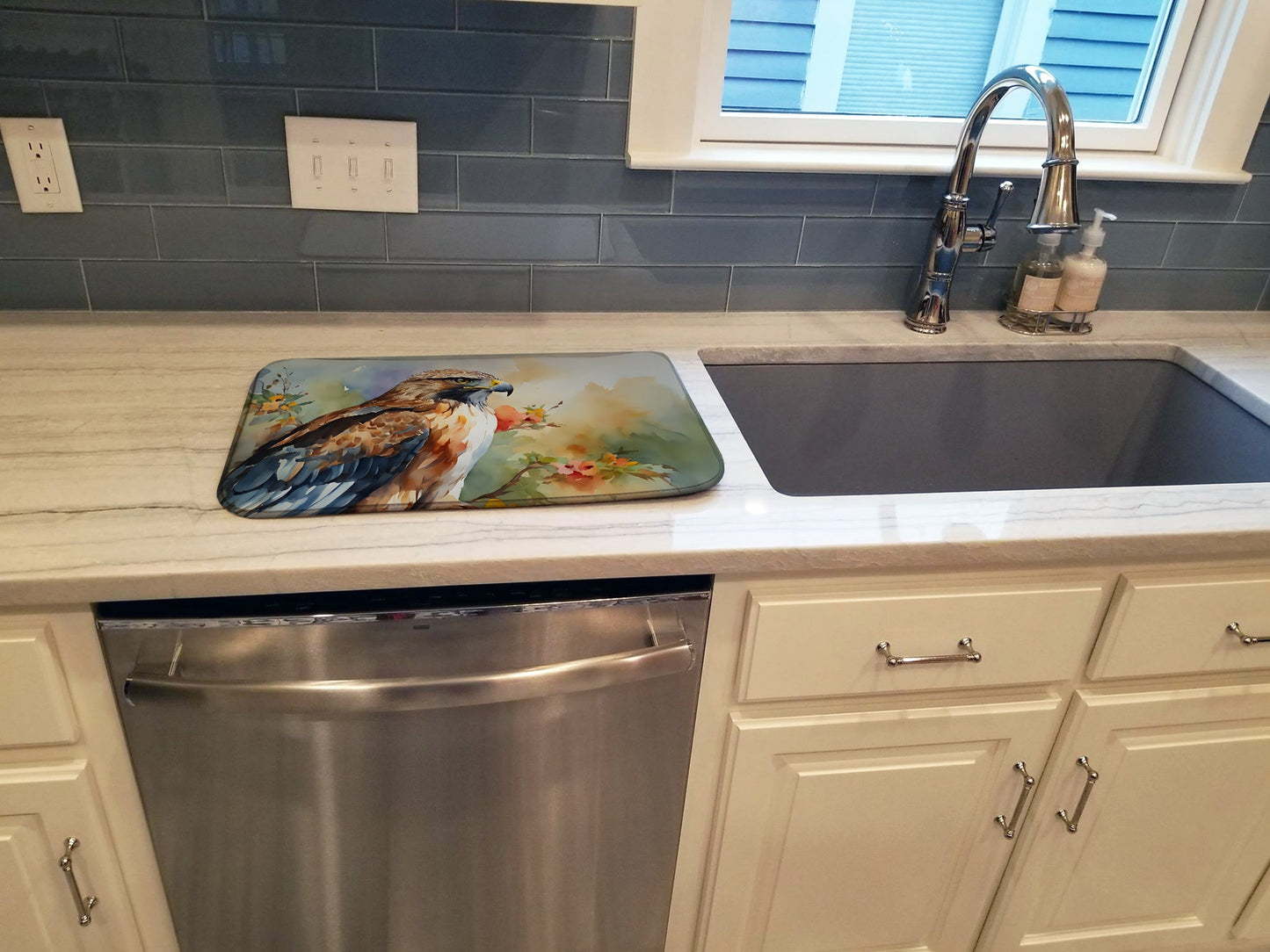 Hawk Dish Drying Mat