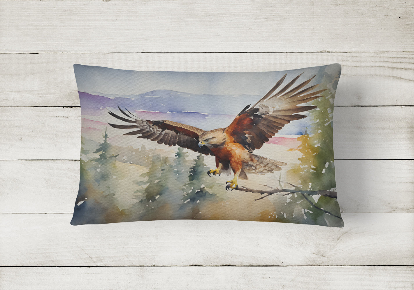 Hawk Throw Pillow