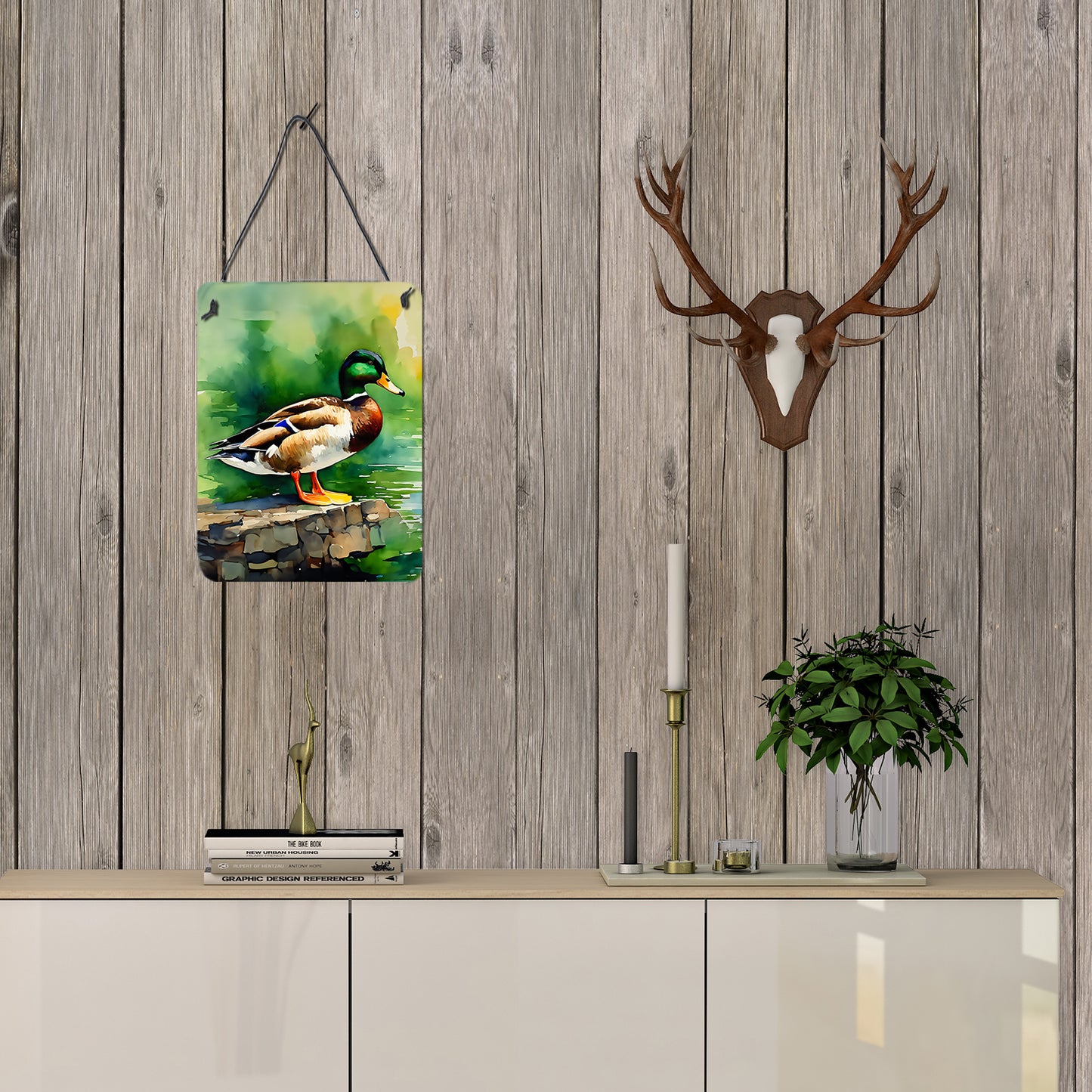 Mallard Wall or Door Hanging Prints