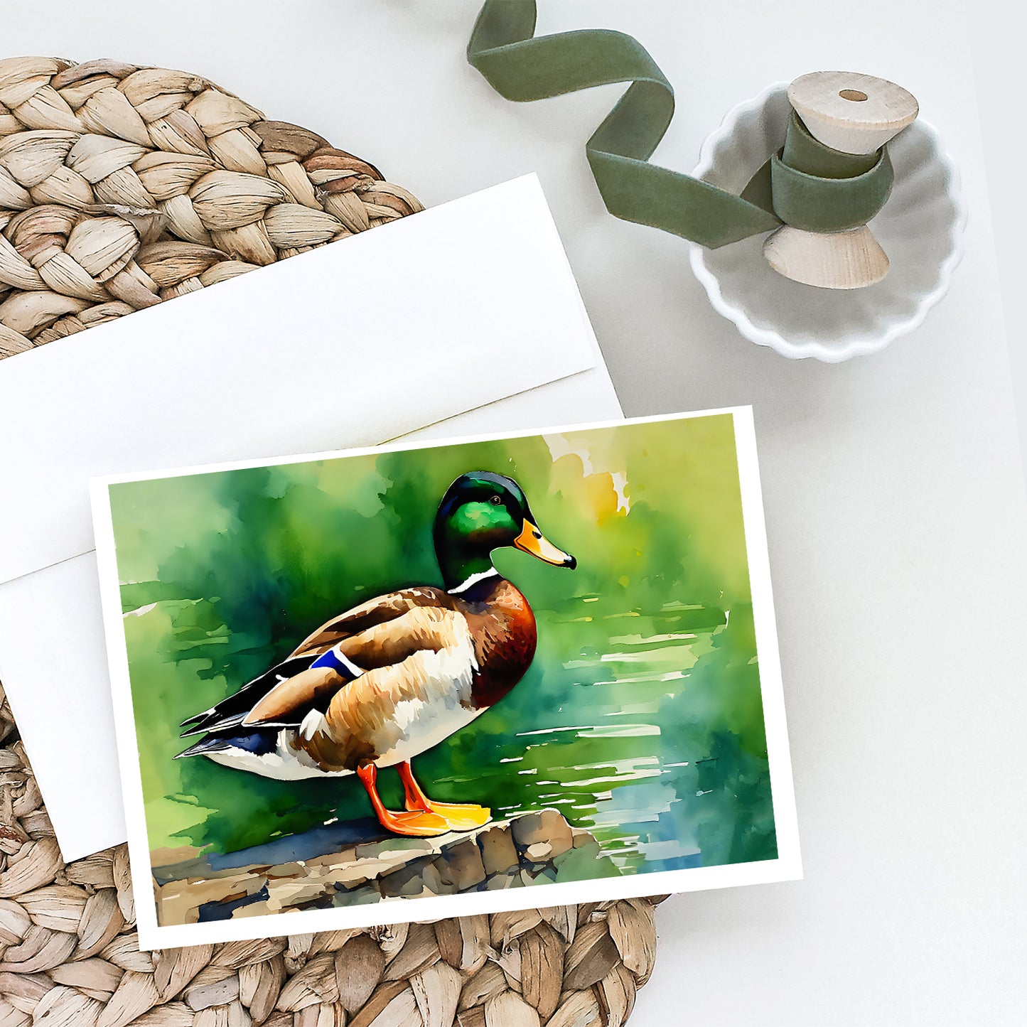 Mallard Greeting Cards Pack of 8