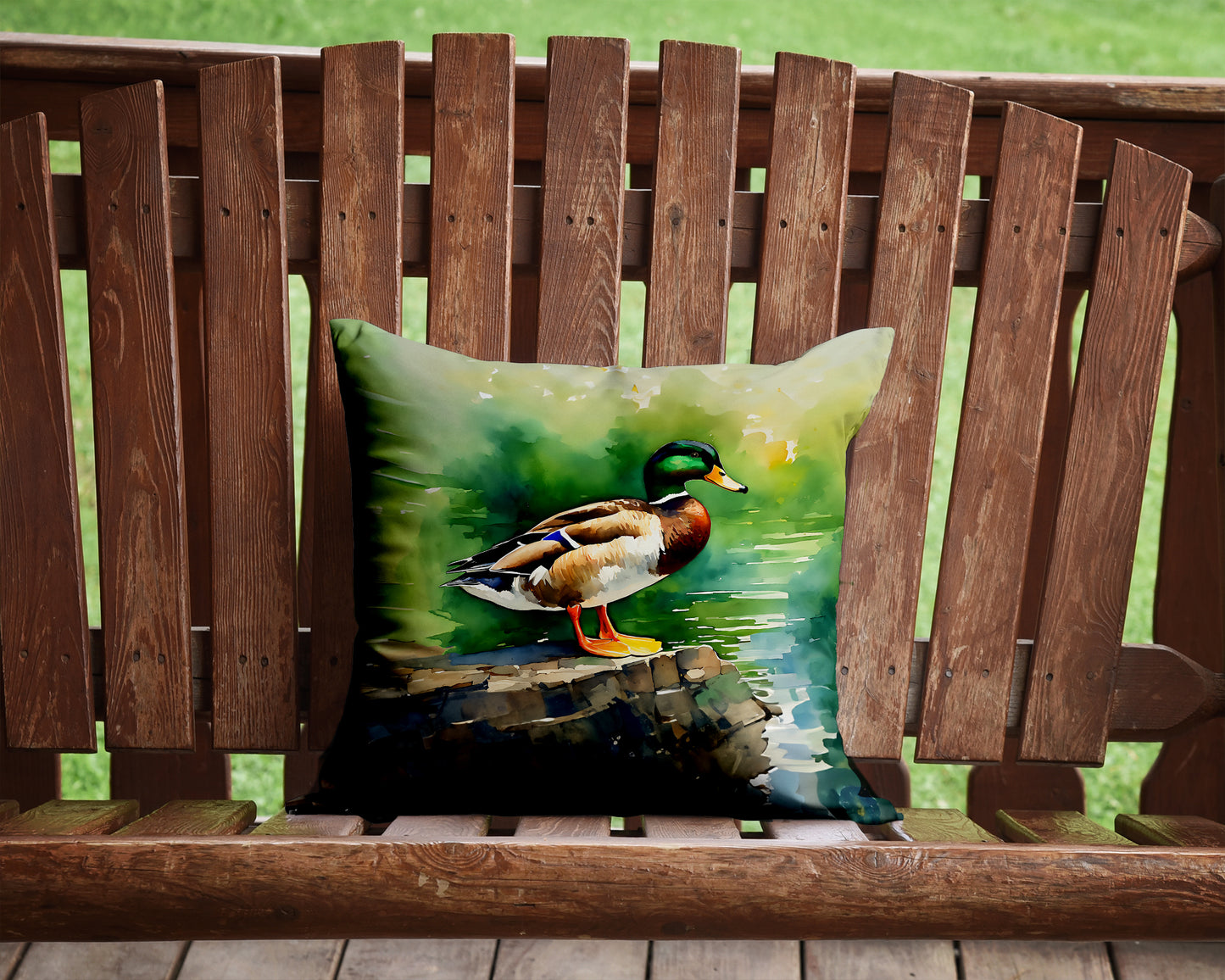 Mallard Throw Pillow