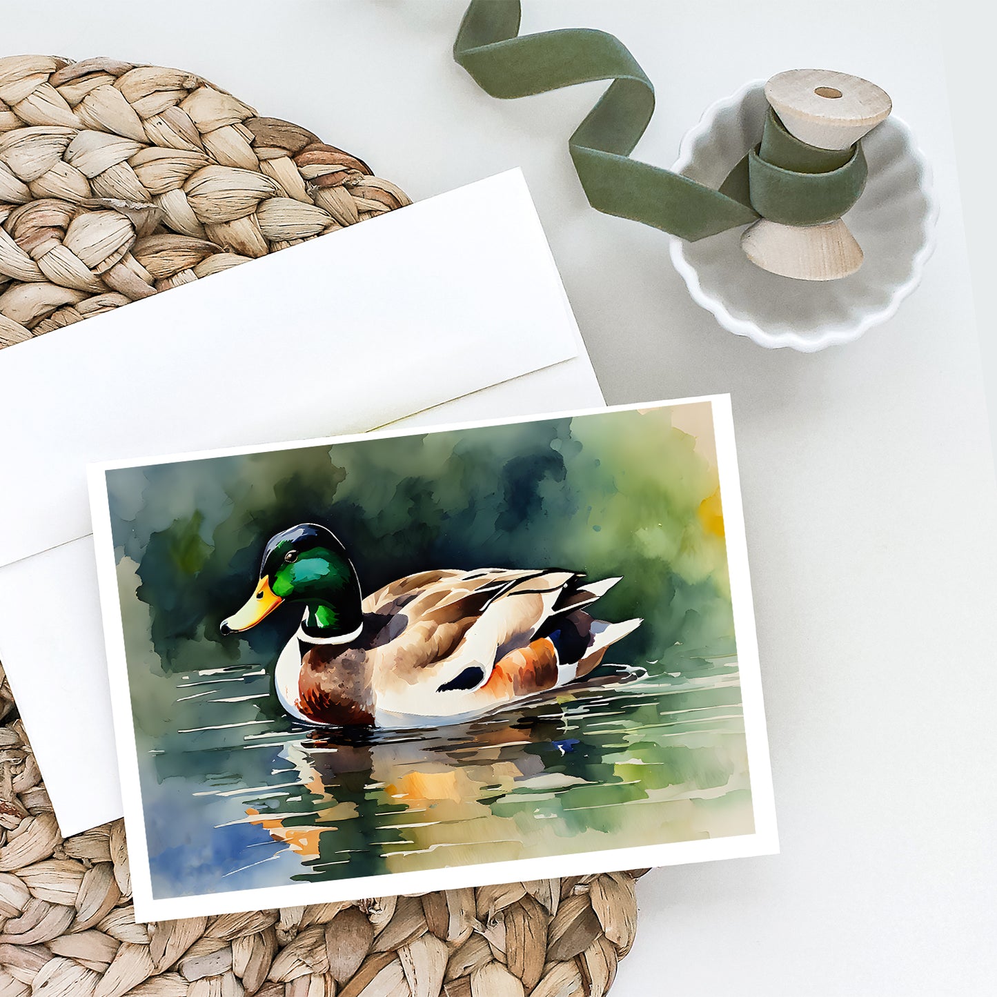 Mallard Greeting Cards Pack of 8