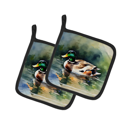 Buy this Mallard Pair of Pot Holders