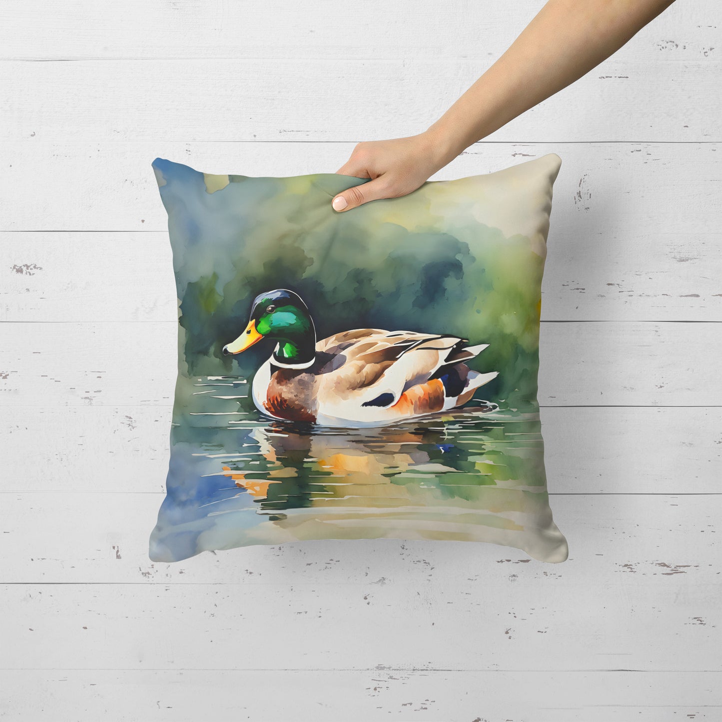 Mallard Throw Pillow