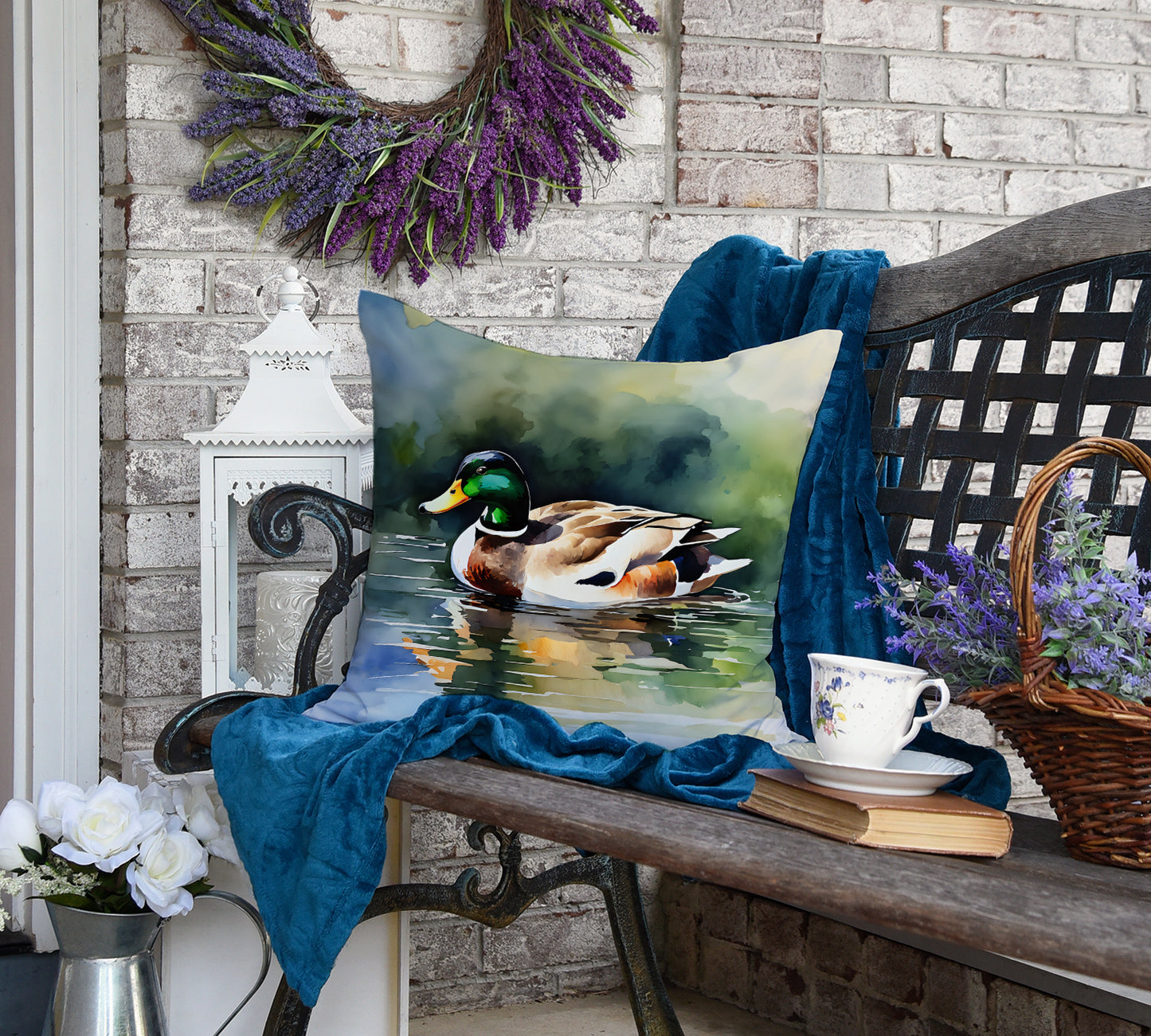 Mallard Throw Pillow