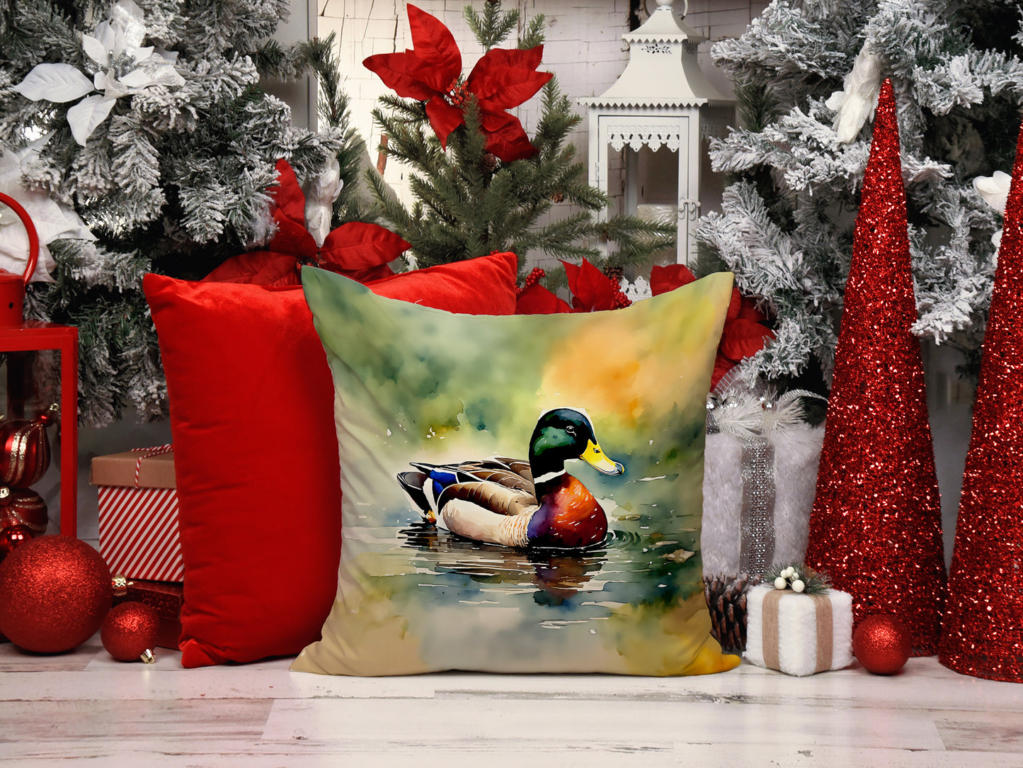Mallard Throw Pillow