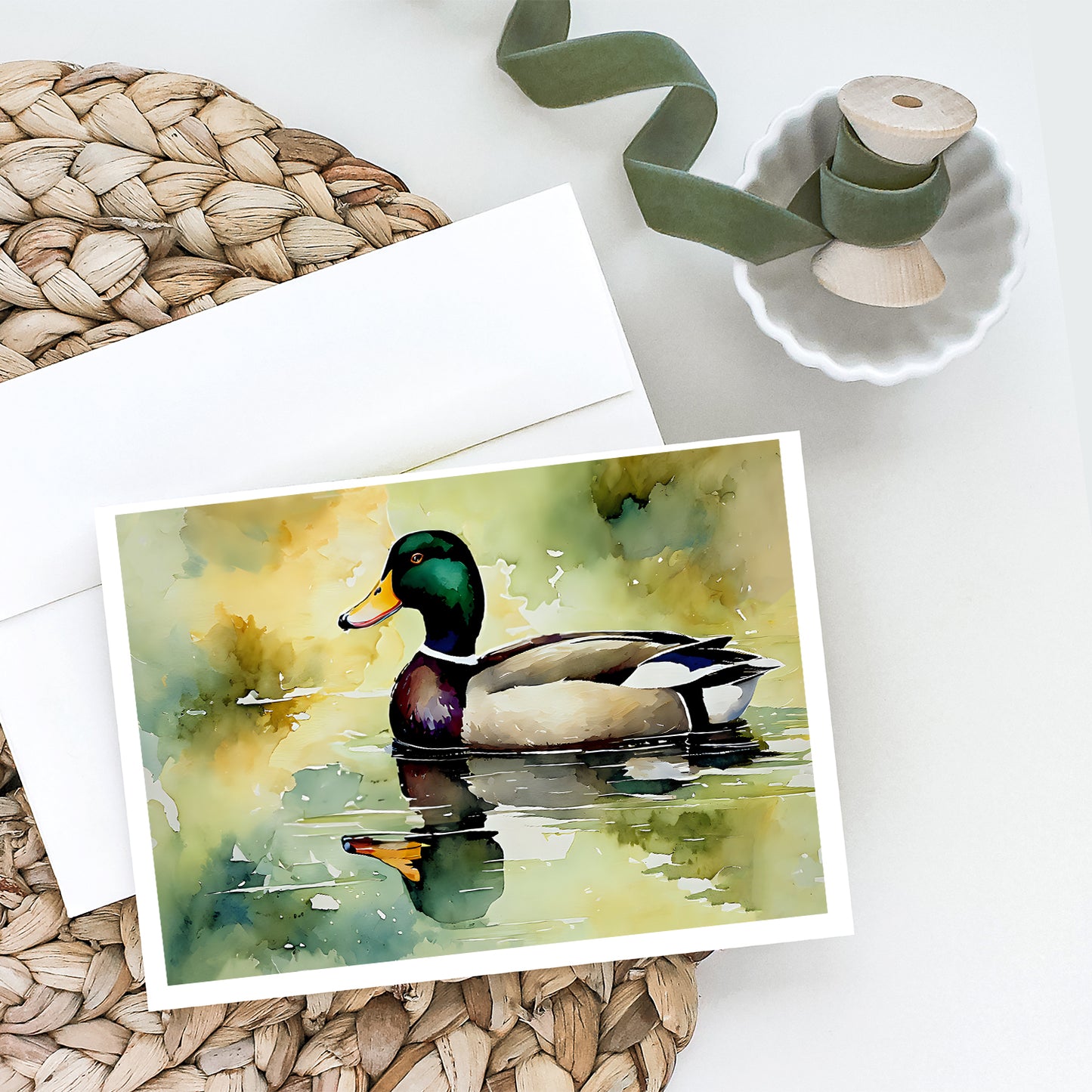 Mallard Greeting Cards Pack of 8