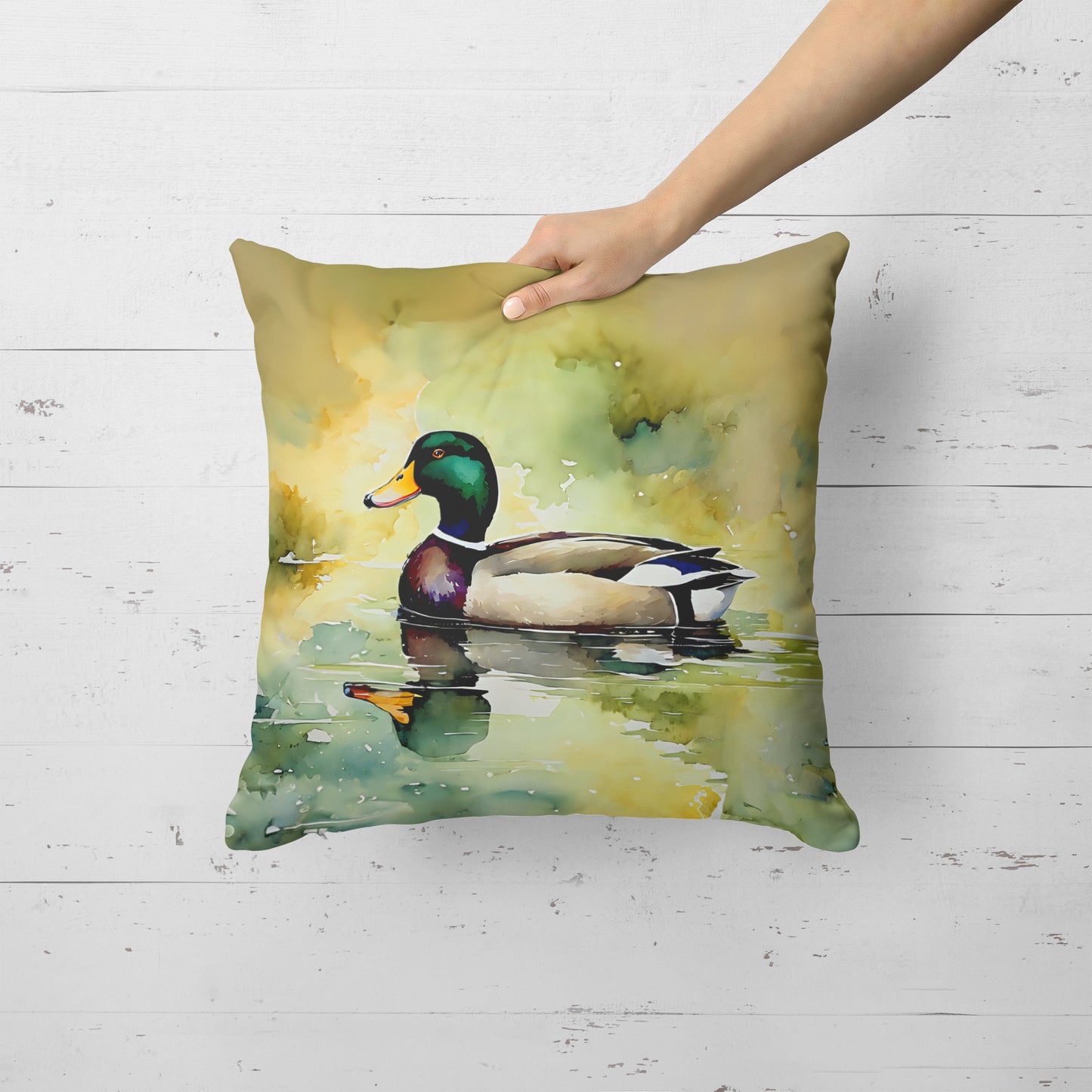 Mallard Throw Pillow