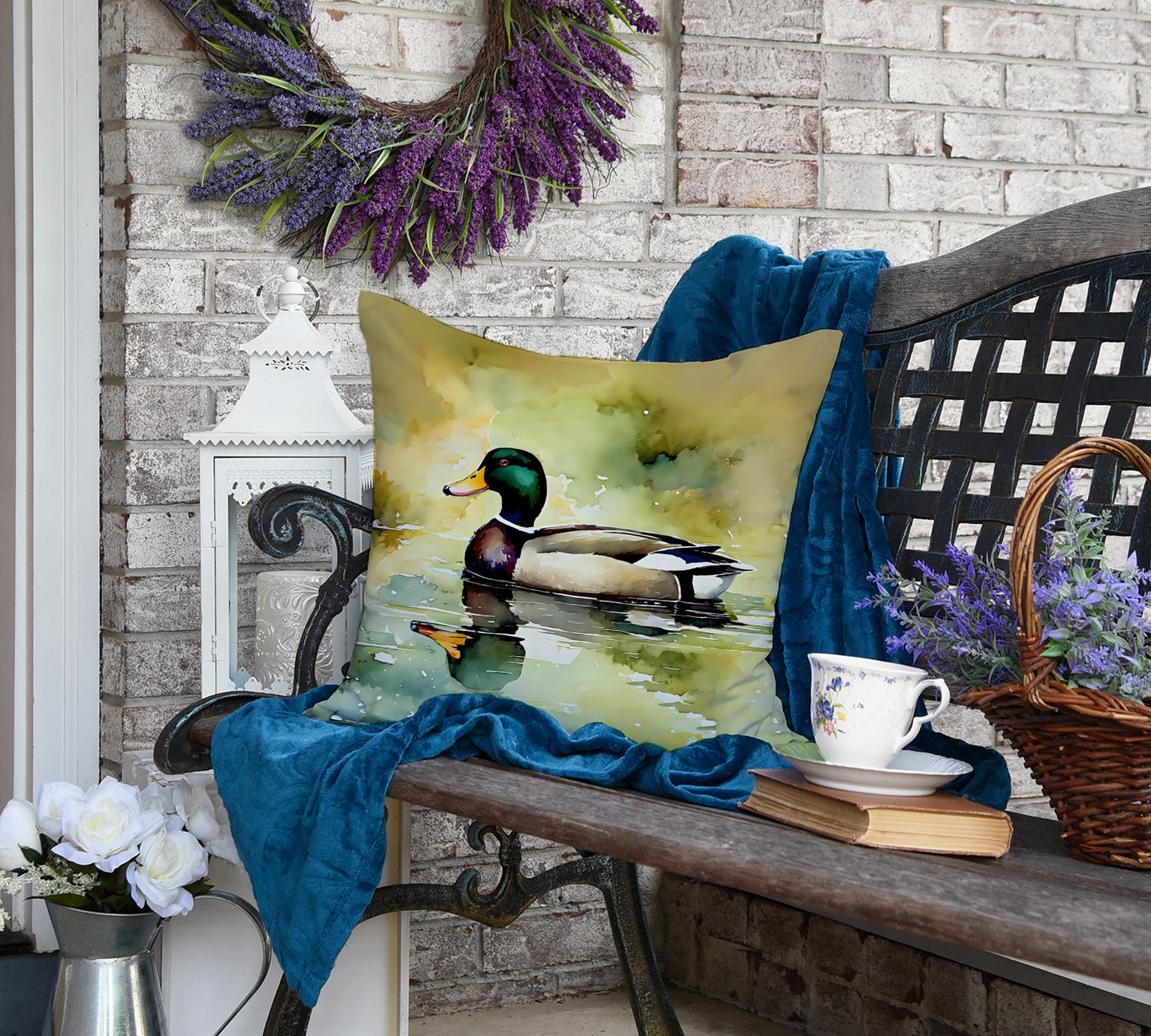Mallard Throw Pillow