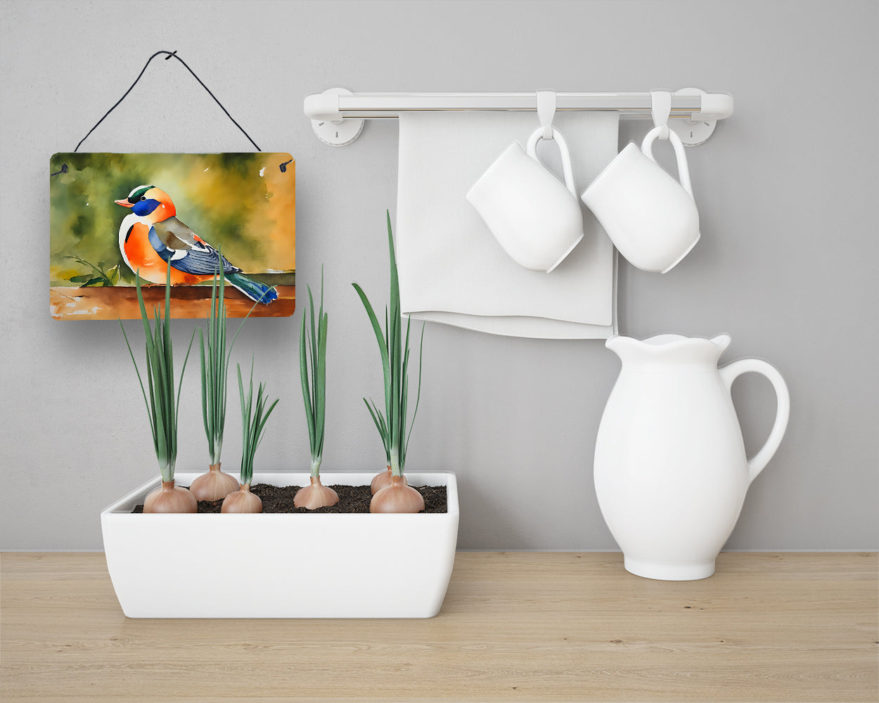 Mandarin Duck Wall or Door Hanging Prints