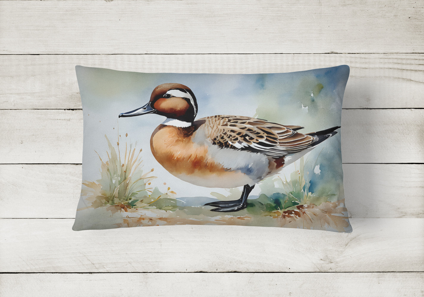 Northern Pintail Throw Pillow