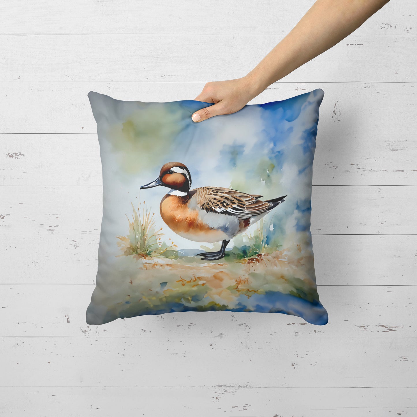 Northern Pintail Throw Pillow