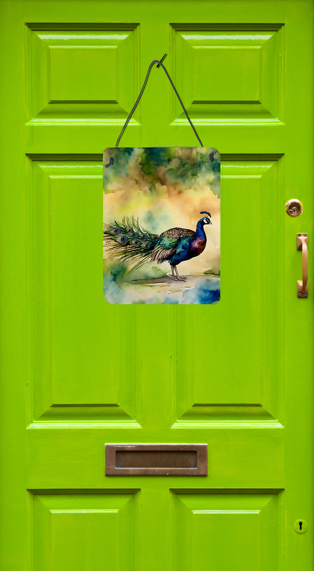 Peacock Wall or Door Hanging Prints