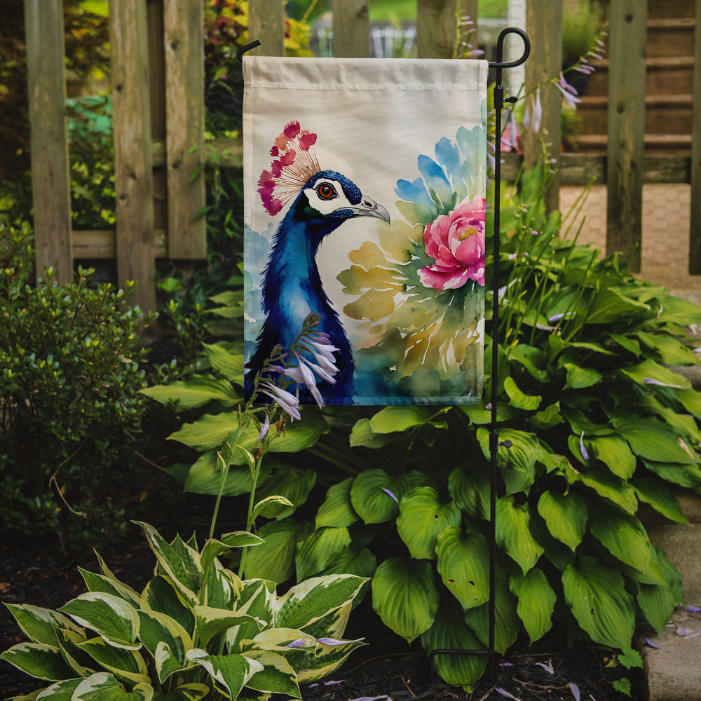 Peacock Garden Flag