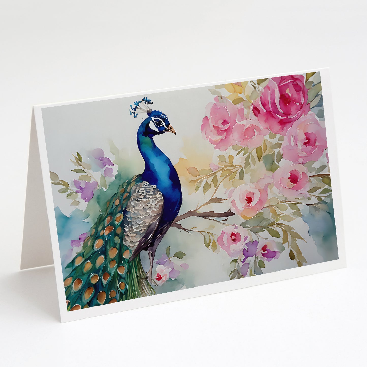 Buy this Peacock Greeting Cards Pack of 8