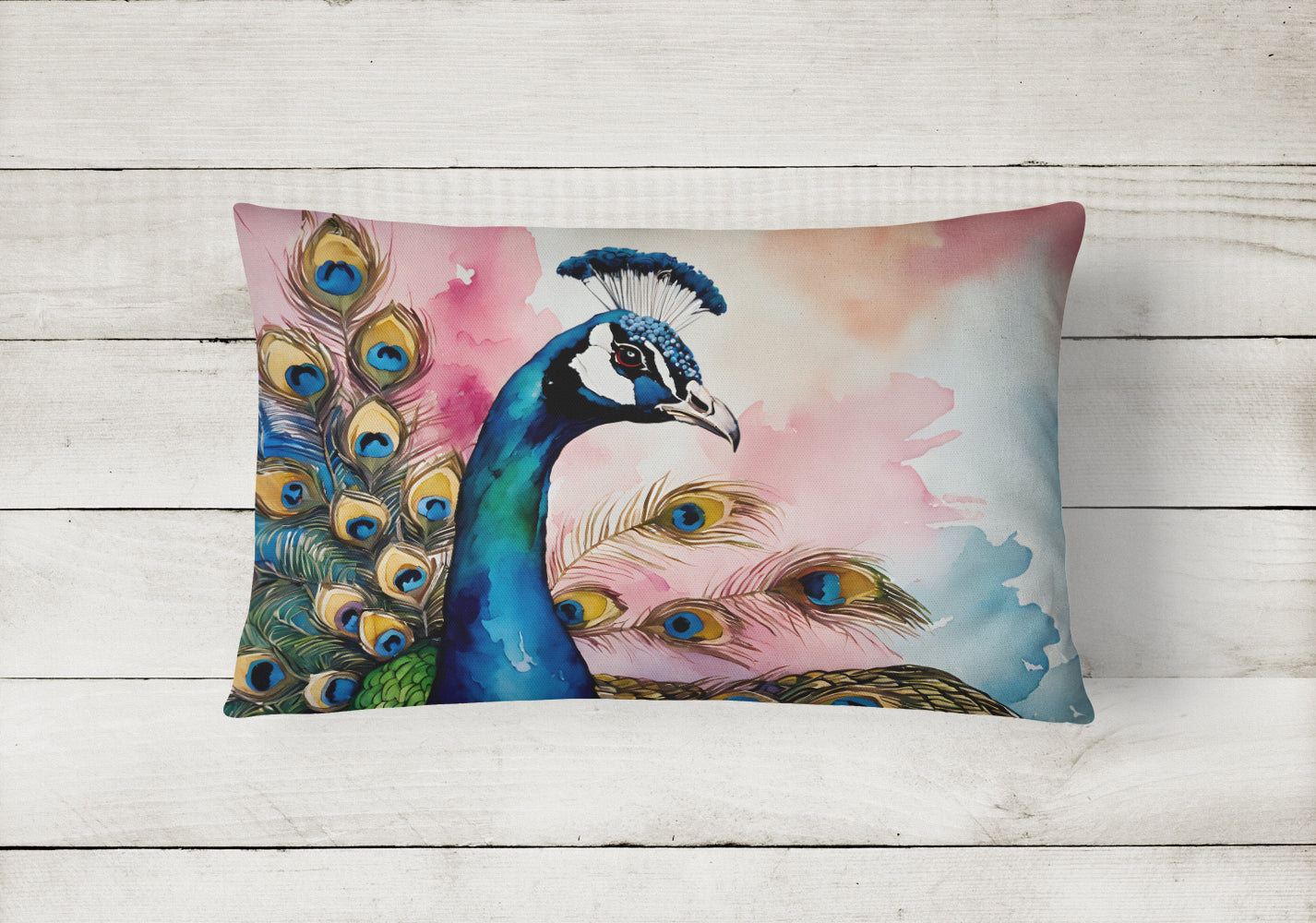 Peacock Throw Pillow